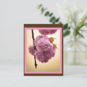 Frühjahrsblüten Postkarte (Stehend Vorderseite)