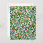 Frühjahrsblüten Postkarte (Vorne/Hinten)