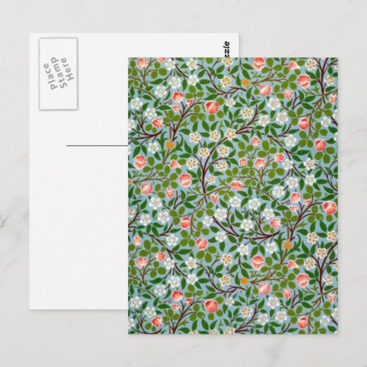 Frühjahrsblüten Postkarte (Vorne/Hinten)