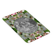 Frühjahrsblüten Rahmen hinzufügen Ihr Foto Magnet (Rechte Seite)