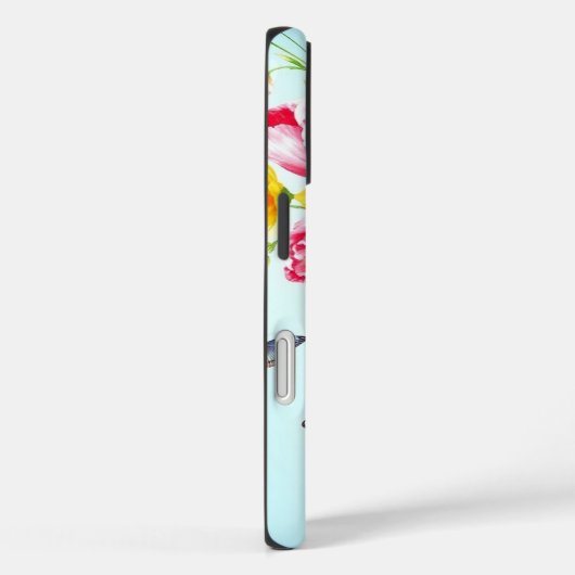 Frühjahrsblüten und Schmetterlinge Case-Mate iPhone Hülle (Rückseite / Rechts)