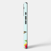 Frühjahrsblüten und Schmetterlinge Case-Mate iPhone Hülle (Rückseite / Links)