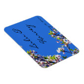 Frühjahrsblüten und Sky Personal Wedding Magnet (Rechte Seite)