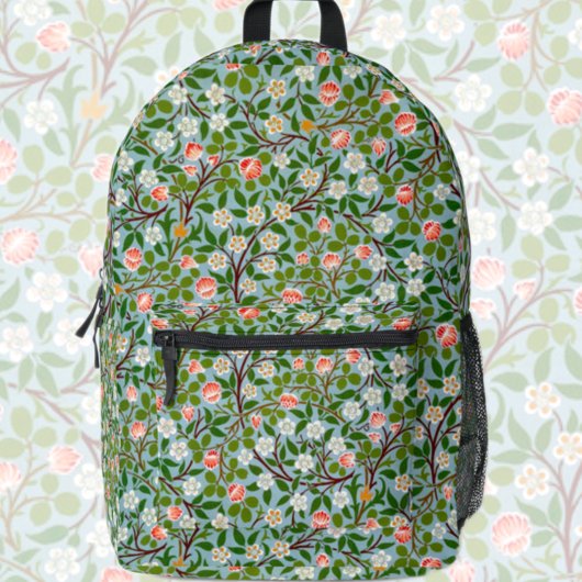 Frühjahrsblüten Vintager Musterhintergrund Bedruckter Rucksack
