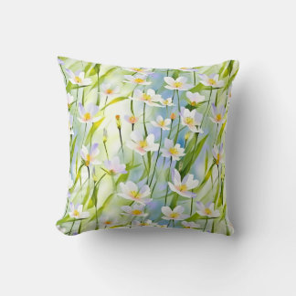 Frühjahrsblüten-Weiches Floral Kissen
