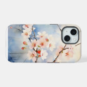 Frühjahrsblütenbaum iPhone 15 Hülle (Rückseite (Horizontal))