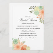 Frühjahrsblütendusche Einladung (Vorne/Hinten)