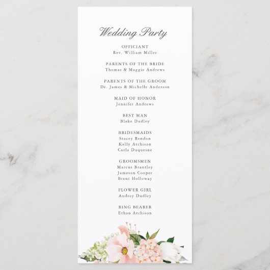 Frühjahrsblütenfest Programm (Rückseite)