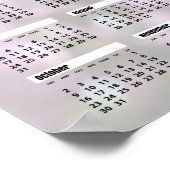 Frühjahrsblütenkalender 2016 poster (Ecke)