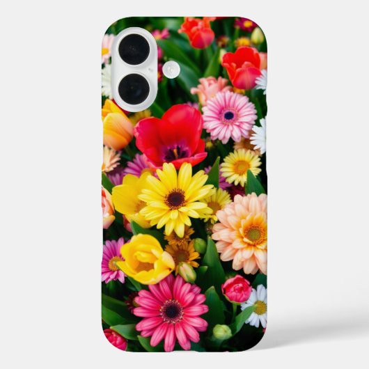 Frühjahrsblutexplosion - lebhafte Blume Mix Case-Mate iPhone Hülle (Rückseite)