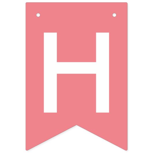 Frühjahrsbotschaft Pastel Rainbow Happy Oaster Wimpelkette (Zweite Fahne)