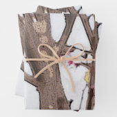 Frühjahrsbroschüre Faltpapier Flachblatt Set 3 Geschenkpapier Set (Beispiel)