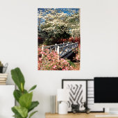 Frühjahrsbrücke Poster (Heimbüro)