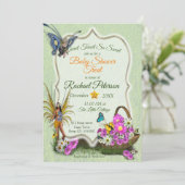 Frühjahrsdusche Einladung (Stehend Vorderseite)