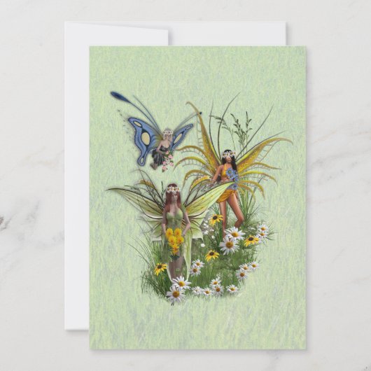 Frühjahrsdusche Einladung (Rückseite)