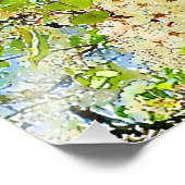 Frühjahrserblühende Bäume Wasserfarbe Foto Erweite (Ecke)