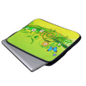 Frühjahrsexplosion Laptop-Sieb Laptopschutzhülle (Vorne Knopf)