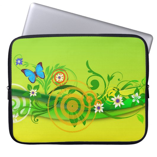 Frühjahrsexplosion Laptop-Sieb Laptopschutzhülle (Vorderseite)