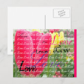 Frühjahrsexplosion Postkarte (Vorne/Hinten)