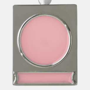 Frühjahrsfarbe Kristallfarbe Rose Banner-Ornament Silber