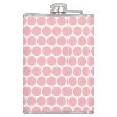 Frühjahrsfarbe Kristallfarbe Rose Flachmann (Rückseite)