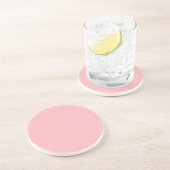 Frühjahrsfarbe Kristallfarbe Rose Getränkeuntersetzer (Seite)