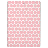 Frühjahrsfarbe Kristallfarbe Rose Klemmbrett (Rückseite)