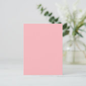 Frühjahrsfarbe Kristallfarbe Rose Postkarte (Stehend Vorderseite)