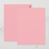 Frühjahrsfarbe Kristallfarbe Rose Postkarte (Vorne/Hinten)