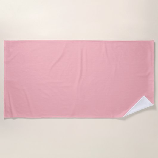 Frühjahrsfarbe Kristallfarbe Rose Strandtuch (Vorderseite)