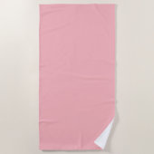 Frühjahrsfarbe Kristallfarbe Rose Strandtuch (Vorderseite)