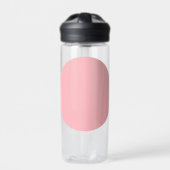 Frühjahrsfarbe Kristallfarbe Rose Trinkflasche (Vorderseite)