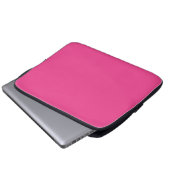 Frühjahrsfarbe Lila Laptopschutzhülle (Vorne Knopf)