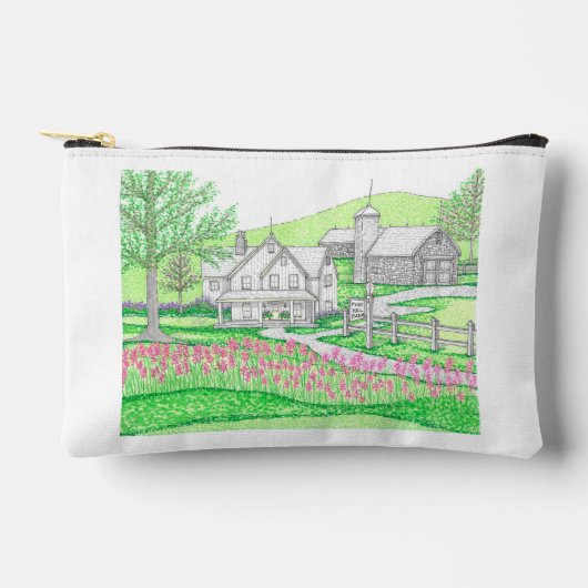 Frühjahrsfarm Kleines Zubehörbeutel Zubehörtasche (Vorderseite)