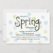 Frühjahrsfeier Einladung (Vorderseite)