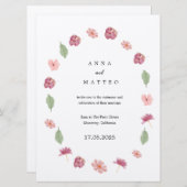 Frühjahrsfeier Einladung (Vorne/Hinten)