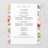 Frühjahrsfeier für Mehrfarbenflöten Flyer (Hinten)