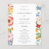 Frühjahrsfeier für Mehrfarbenflöten Flyer (Vorne)