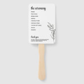 Frühjahrsfeier im Garten Fächer (Rückseite)