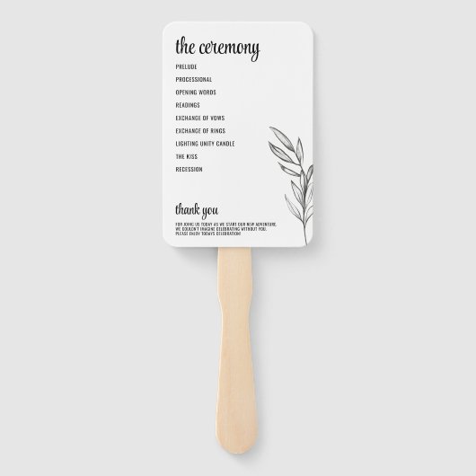 Frühjahrsfeier im Garten Fächer (Rückseite)