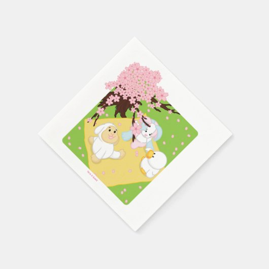 Frühjahrsfeier Picnic Serviette (Ecke)