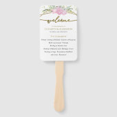 Frühjahrsfeier Wildblume signieren Fächer (Vorderseite)