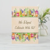 Frühjahrsfeier zur Entfaltung von Blumen Einladung (Stehend Vorderseite)