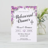 Frühjahrsfest Hochzeit Probe Abendessen Einladung (Stehend Vorderseite)