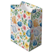 Frühjahrsfest Ostern 3 Mittlere Geschenktüte (Rückseite Schrägansicht)
