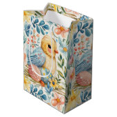 Frühjahrsfest Ostern 7 Mittlere Geschenktüte (Rückseite Schrägansicht)