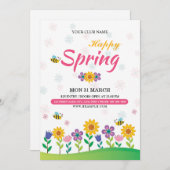 Frühjahrsfestival Flyer Einladung (Vorne/Hinten)