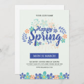 Frühjahrsfestival Flyer Einladung (Vorne/Hinten)