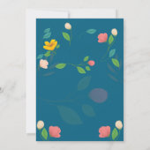 Frühjahrsfestival Flyer Vorlage (Rückseite)