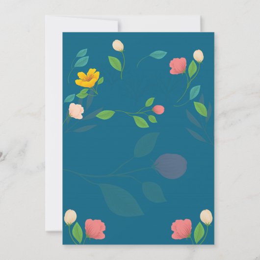 Frühjahrsfestival Flyer Vorlage (Rückseite)